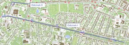 Budowa drogi dla rowerów  w ciągu ulicy Olszewskiego we Wrocławiu - opracowanie dokumentacji projektowej